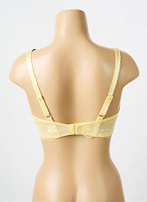 Soutien-gorge tissage dentelle haut soutien-gorge emboitant jaune WACOAL femme