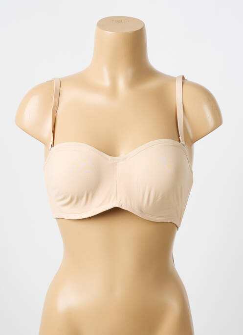 Soutien-gorge avec armature haut bandeau chair WACOAL femme