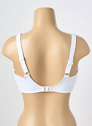 Haut de maillot de bain stretch haut soutien-gorge emboitant blanc FREYA femme