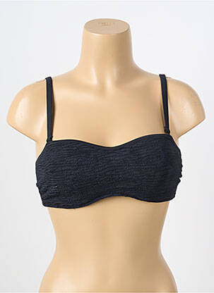 Haut de maillot de bain stretch haut bandeau noir FREYA femme