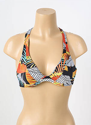 Haut de maillot de bain stretch haut triangles noir FREYA femme