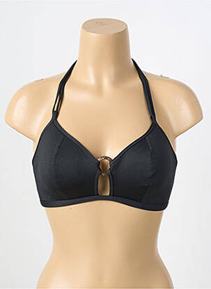 Haut de maillot de bain stretch haut triangles noir FREYA femme