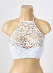 Haut de maillot de bain blanc FREYA pour femme seconde vue