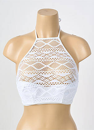 Haut de maillot de bain blanc FREYA pour femme