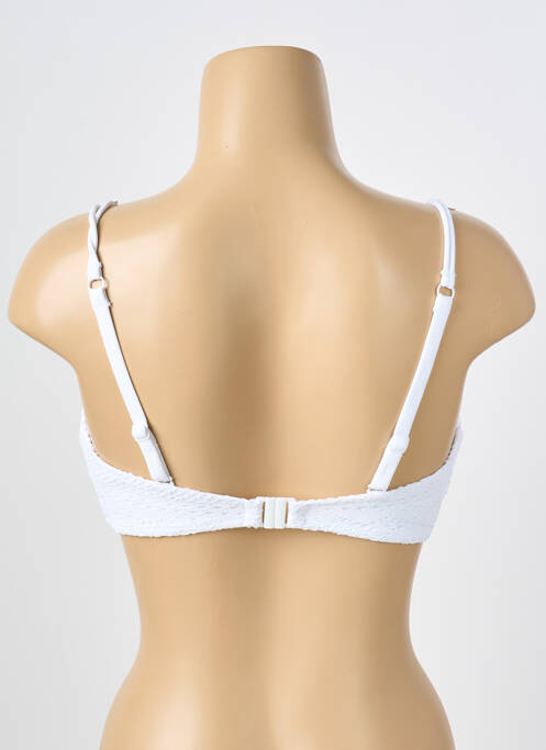 Haut de maillot de bain stretch haut bandeau blanc FREYA femme