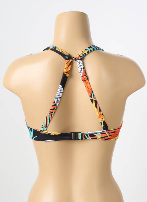 Haut de maillot de bain stretch haut triangles noir FREYA femme