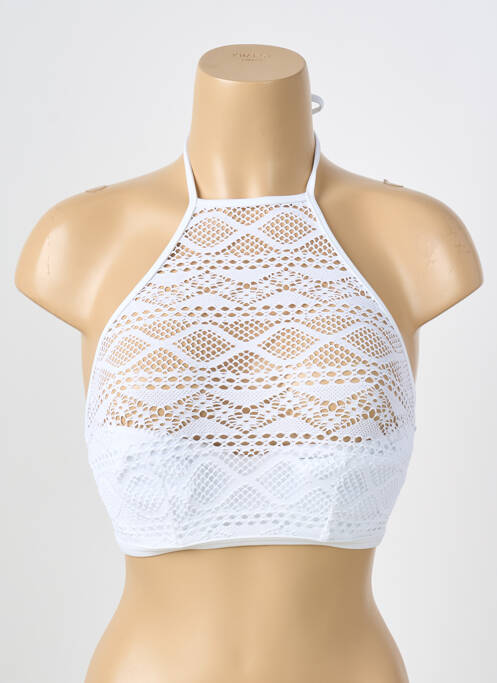 Haut de maillot de bain blanc FREYA pour femme