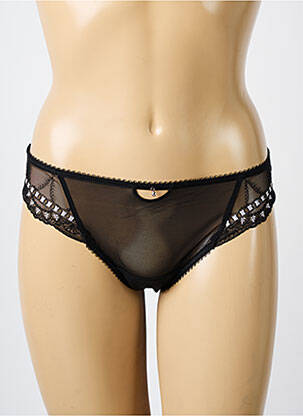 Culotte effet matière satinée noir FREYA femme