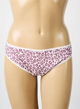 Culotte tissage satiné rose FREYA femme