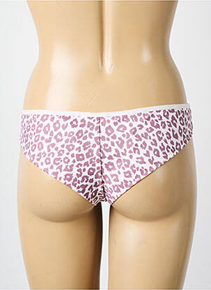 Culotte tissage satiné rose FREYA femme
