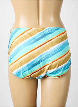 Bas de maillot de bain tissage satiné culotte bleu FREYA femme