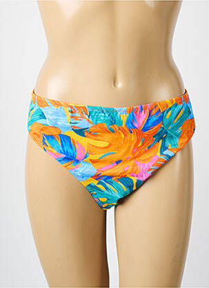 Bas de maillot de bain tissage satiné culotte orange FREYA femme