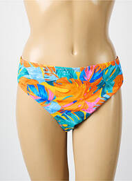 Bas de maillot de bain tissage satiné culotte orange FREYA femme