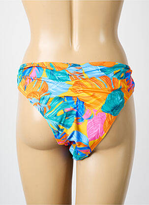 Bas de maillot de bain tissage satiné culotte orange FREYA femme