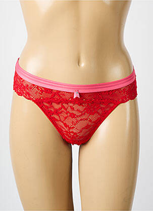 Tanga rouge FREYA pour femme