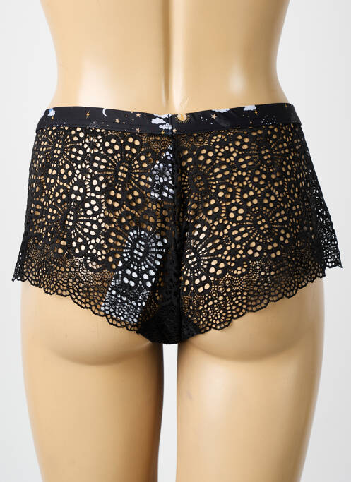 Shorty effet matière satinée noir FREYA femme