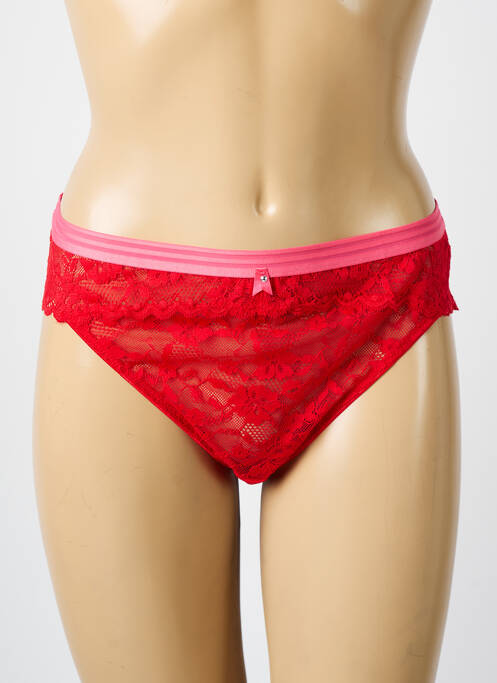 Tanga stretch rouge FREYA femme