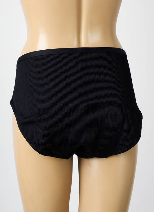Bas de maillot de bain effet matière satinée culotte noir FREYA femme