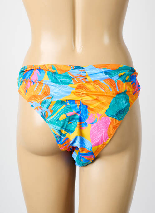 Bas de maillot de bain tissage satiné culotte orange FREYA femme