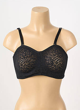 Soutien-gorge tissage dentelle haut bandeau noir WACOAL femme