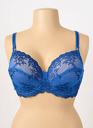 Soutien-gorge légère et transparente haut soutien-gorge emboitant bleu WACOAL femme