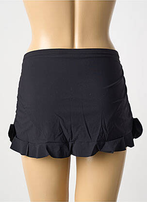 Bas de maillot de bain effet matière satinée culotte noir ROSA FAIA femme