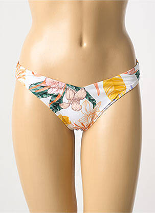 Bas de maillot de bain imprimé tie and dye culotte rose ROSA FAIA femme