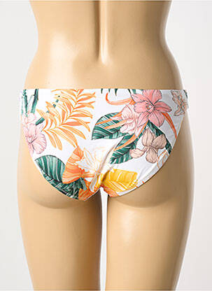 Bas de maillot de bain imprimé tie and dye culotte rose ROSA FAIA femme