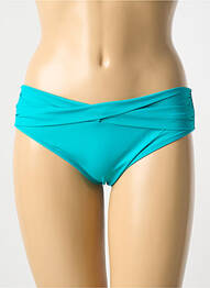 Bas de maillot de bain tissage satiné culotte vert ROSA FAIA femme