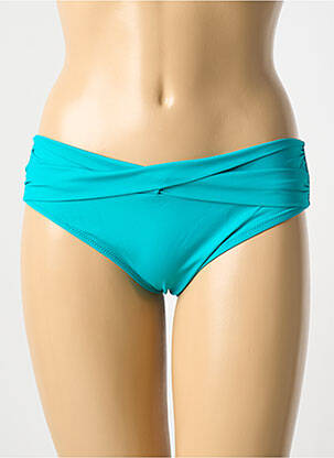 Bas de maillot de bain tissage satiné culotte vert ROSA FAIA femme