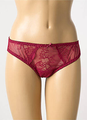 Culotte stretch rouge LINGERIE STORY femme