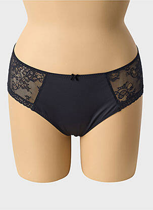 Culotte tissage satiné noir ROSA FAIA femme