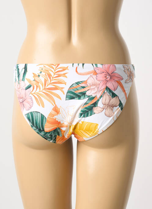 Bas de maillot de bain imprimé tie and dye culotte rose ROSA FAIA femme