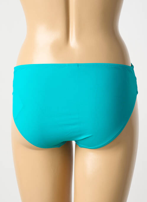 Bas de maillot de bain tissage satiné culotte vert ROSA FAIA femme