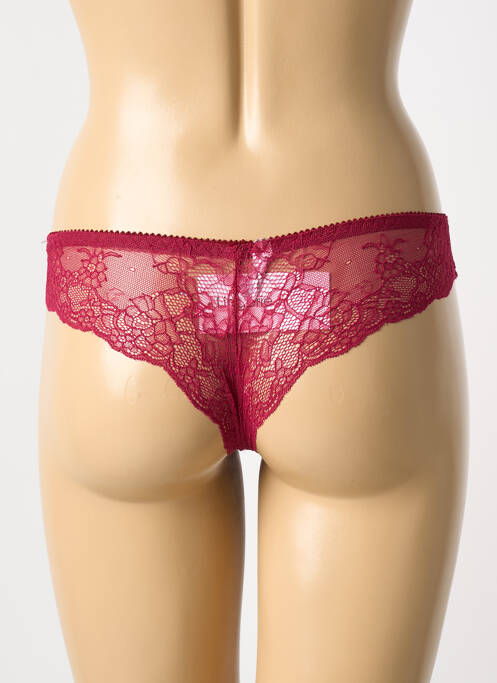 Culotte stretch rouge LINGERIE STORY femme