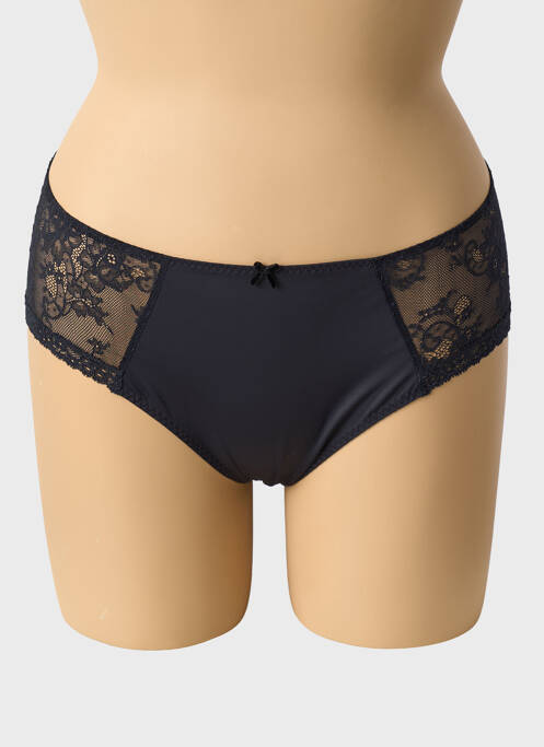 Culotte tissage satiné noir ROSA FAIA femme