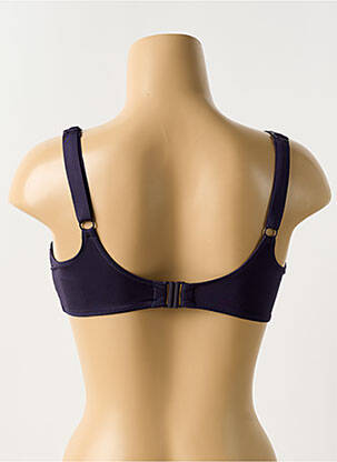 Haut de maillot de bain stretch haut soutien-gorge moulé bleu ROSA FAIA femme