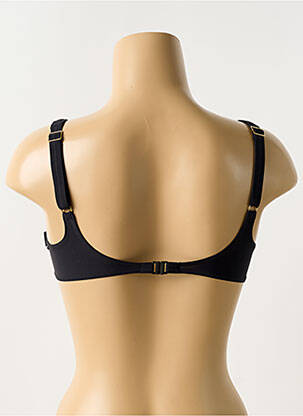 Soutien-gorge effet matière satinée haut soutien-gorge emboitant noir ROSA FAIA femme