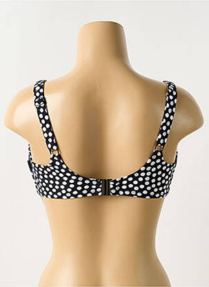 Haut de maillot de bain stretch haut soutien-gorge emboitant noir ROSA FAIA femme