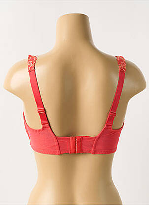 Soutien-gorge légère et transparente haut soutien-gorge emboitant rouge ROSA FAIA femme