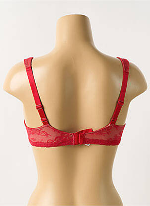 Soutien-gorge effet matière satinée haut soutien-gorge emboitant rouge ROSA FAIA femme