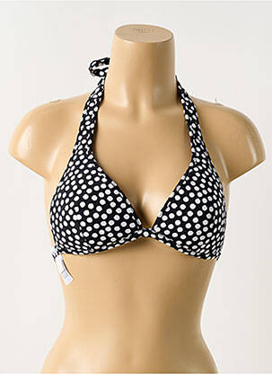 Haut de maillot de bain stretch haut triangles noir ROSA FAIA femme