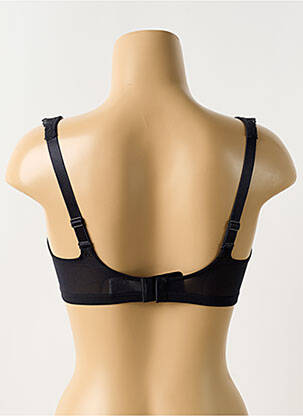 Soutien-gorge effet matière satinée haut soutien-gorge moulé noir ROSA FAIA femme