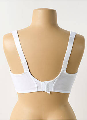 Soutien-gorge effet matière satinée haut soutien-gorge emboitant blanc ROSA FAIA femme