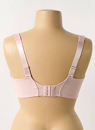 Soutien-gorge effet matière satinée haut soutien-gorge emboitant rose ROSA FAIA femme