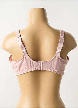 Soutien-gorge effet matière satinée haut soutien-gorge emboitant rose ROSA FAIA femme