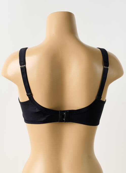 Soutien-gorge effet matière satinée haut soutien-gorge emboitant noir ROSA FAIA femme