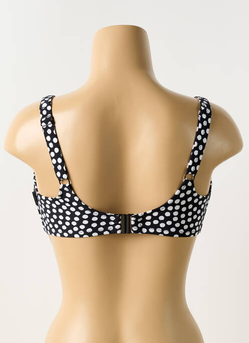 Haut de maillot de bain stretch haut soutien-gorge emboitant noir ROSA FAIA femme