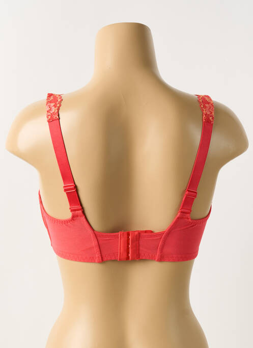 Soutien-gorge légère et transparente haut soutien-gorge emboitant rouge ROSA FAIA femme