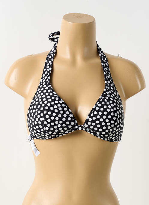 Haut de maillot de bain stretch haut triangles noir ROSA FAIA femme